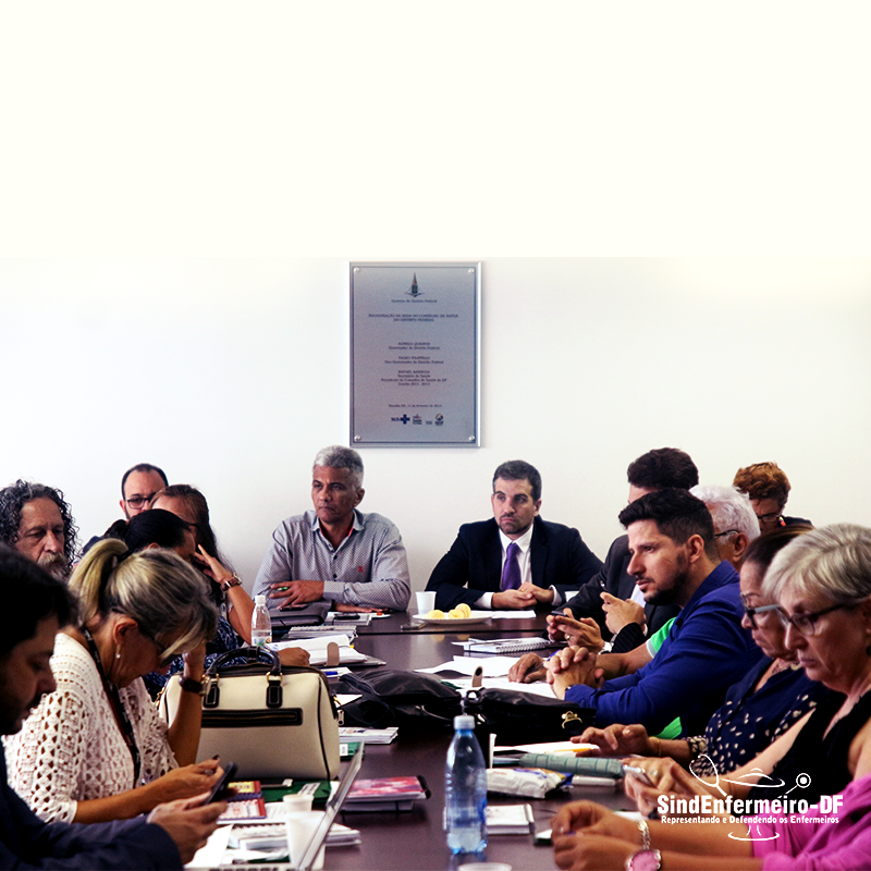 Reunião do Conselho de Saúde do DF com representantes do Governo